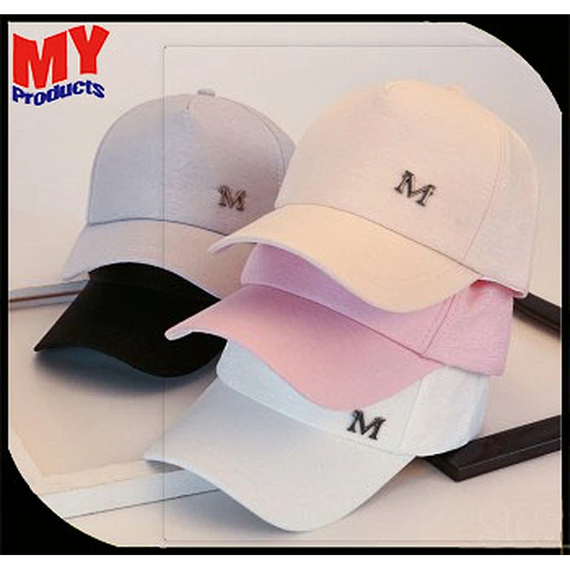 High Quality Custom M Letter Logo Baseball Cap Blank Trucker Hats