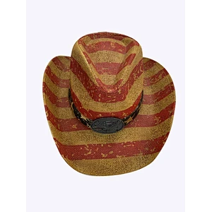 Custom Pattern Cowboy Straw Hat Classic Sunshade Straw Hat