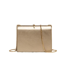 Latest Real Leather Long Chain Strap Handbag Women Sling Shoulder Bag