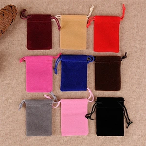 Promotion Wholesale Custom Printing Small Cotton Fabric Drawstring Bag