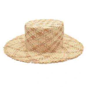 Best selling Best selling Hand-made summer beach decorative wide brim straw panama hat