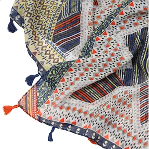 New style fashion geometric pattern shawl  scarf