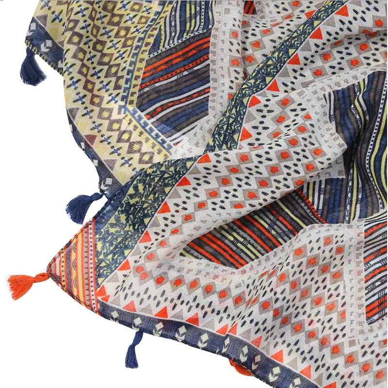 New style fashion geometric pattern shawl  scarf