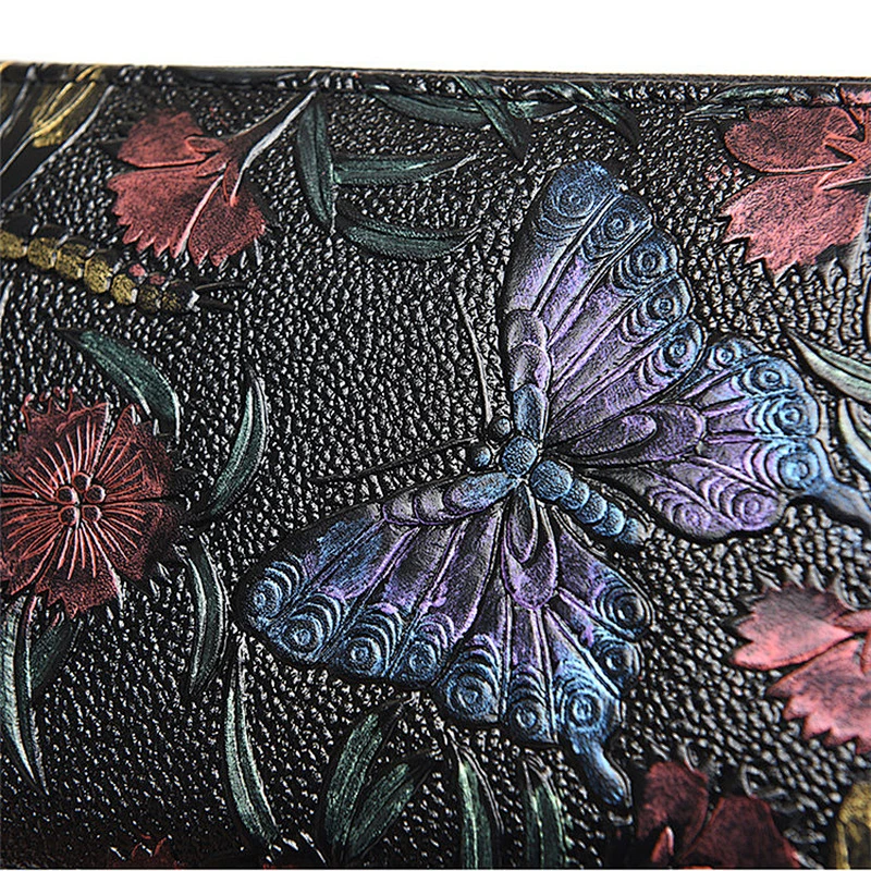Leather Ladies Clutch Purses Wholesale Women Wallet