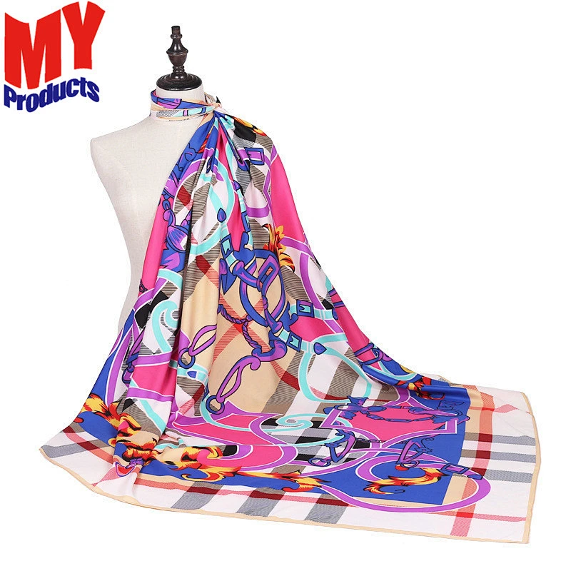 2017 fashion muslim malaysia hijab manhattan scarf co floral infinity scarf silk scarf bound