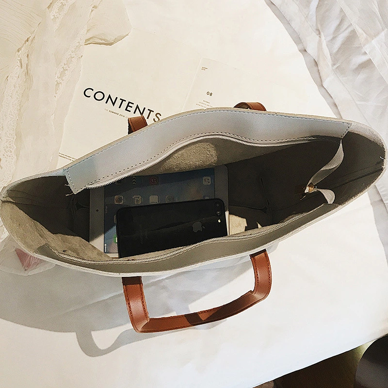 Custom Fashionable Elegant Women Handbag Genuine Leather Handbag