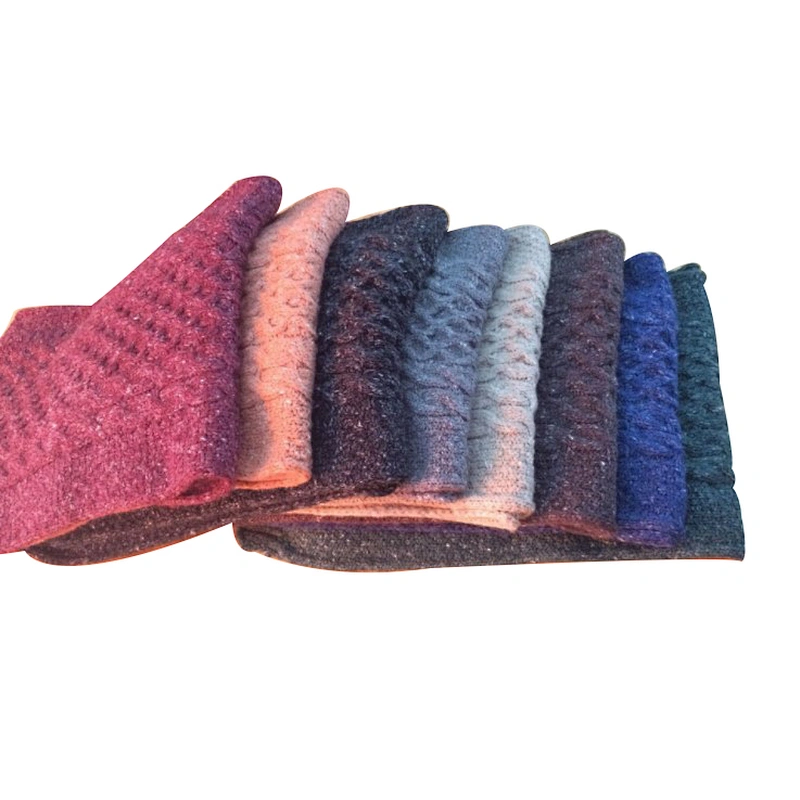 New fashion winter knitted pure color warm scarf