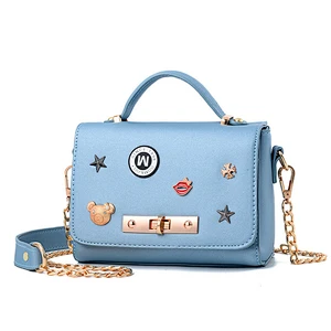 Women messenger bags pu leather crossbody bags shoulder long strip bag for girls