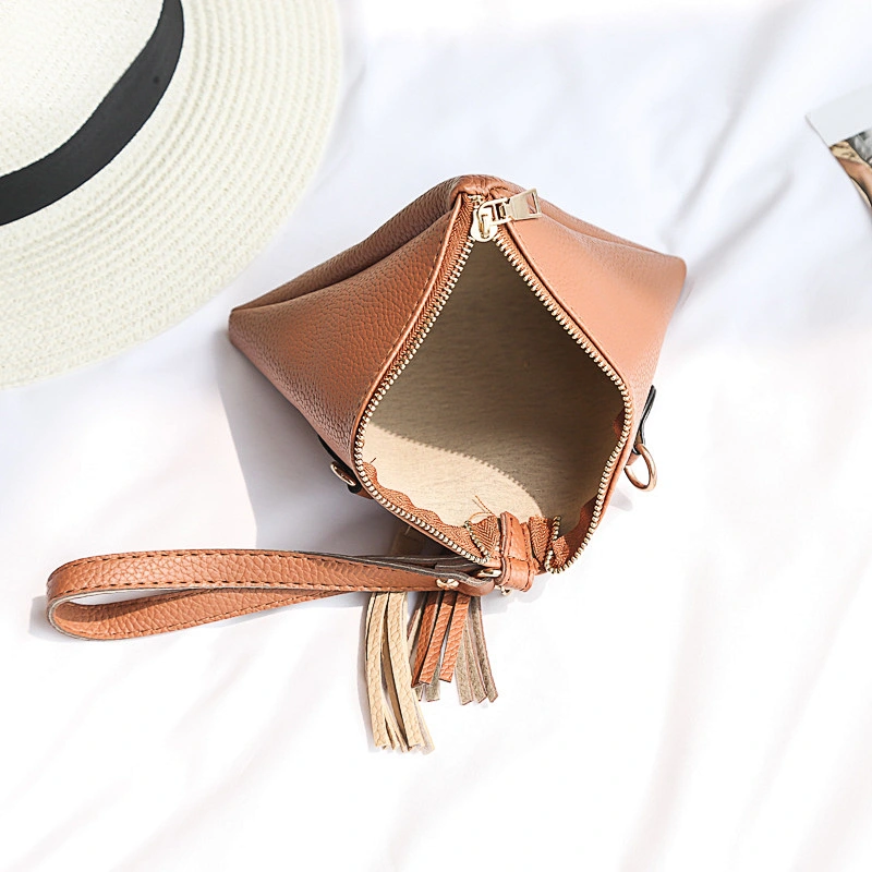 2019 New Fashion Triangular Shape Lady Messenger Shoulder Bag Mini Handbag