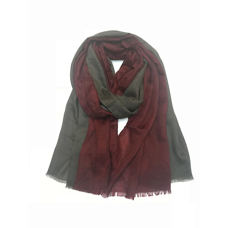 Wonderful Woman satin embroidered scarf