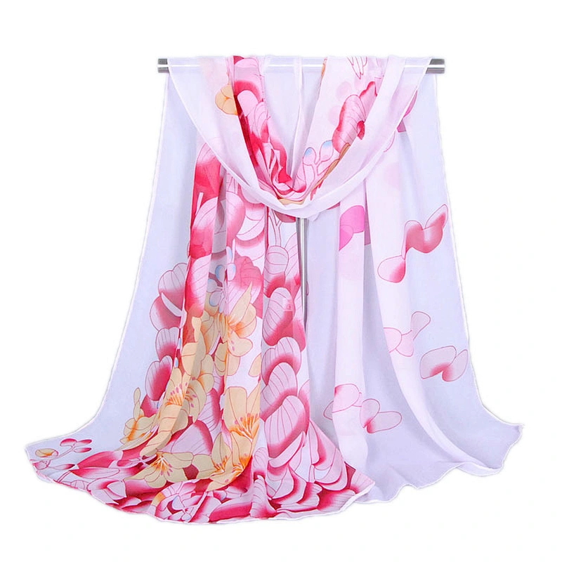 Dragonfly design silk scarf cotton hijab cotton scarf