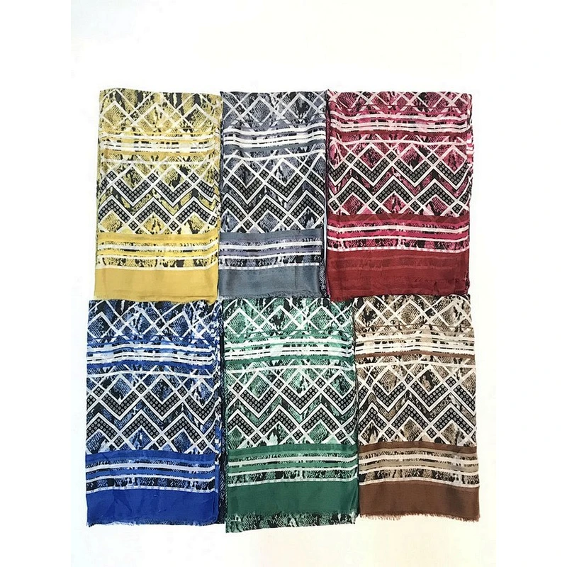 Women's  fashion colorful stripe scarf