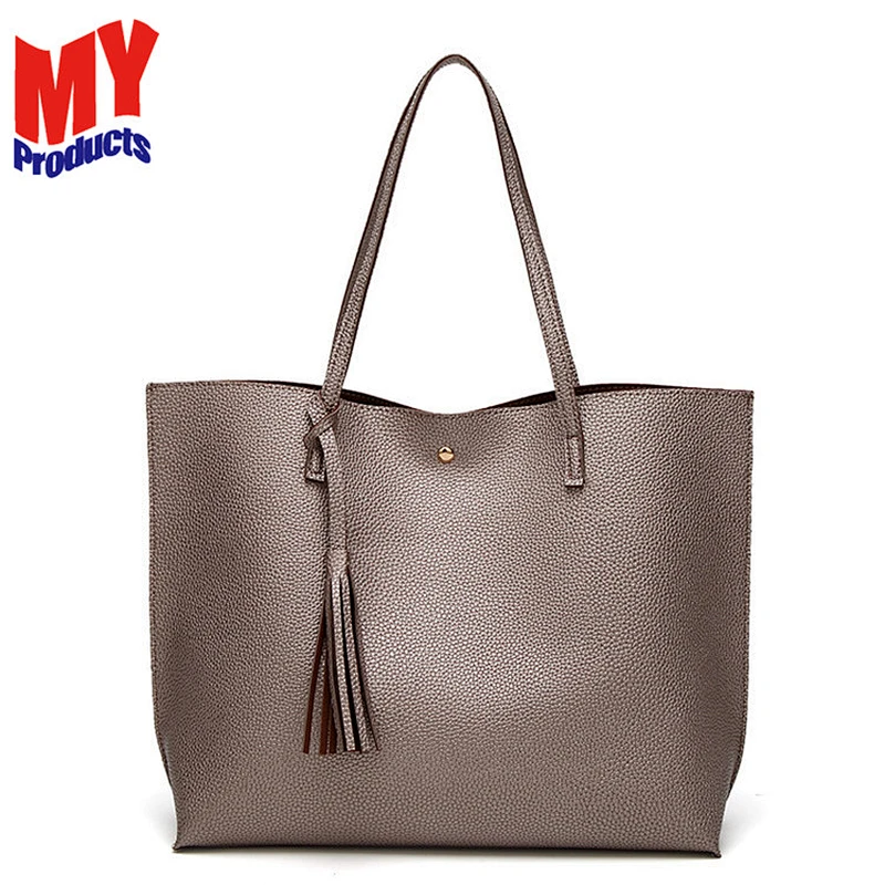 Hot Selling Women Tote Bag Genuine Leather Lady Hand Bag