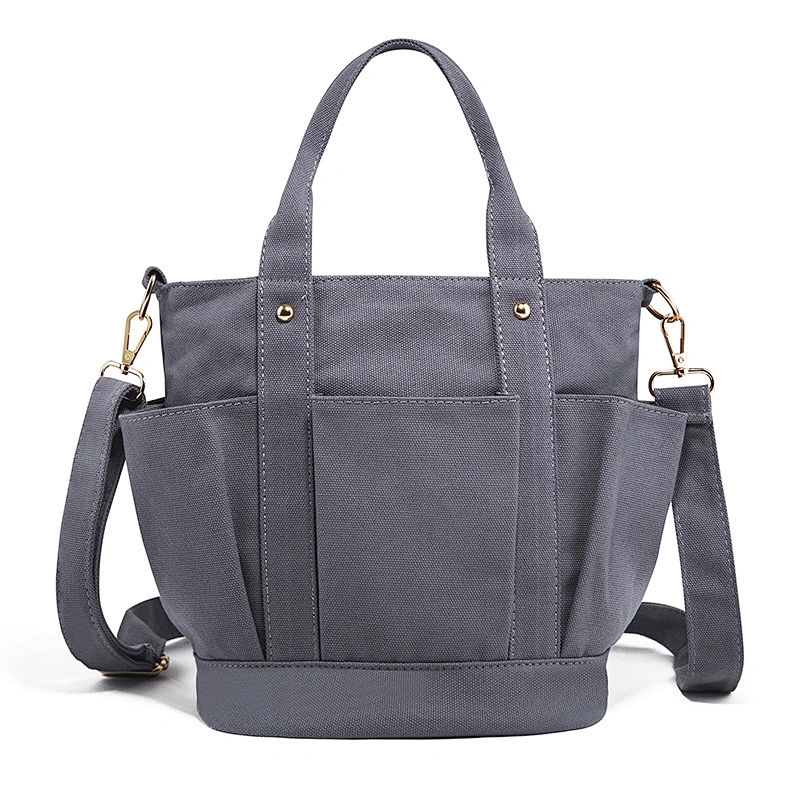 Fashion concise Ladies shoulder handbags custom extra large canvas tote bag