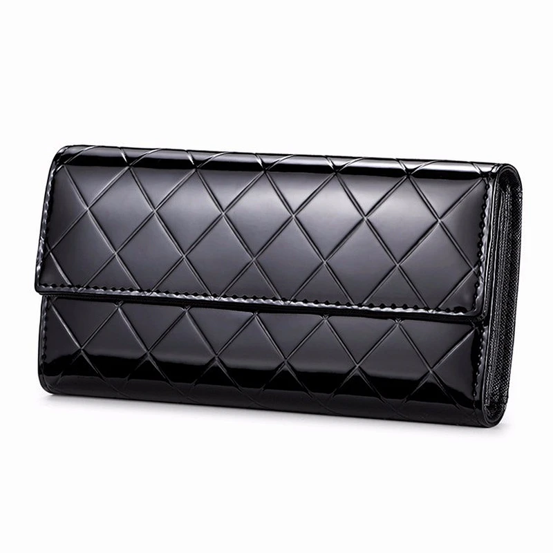 Fashion lady hand bag women wallet pu leather clutch purse wallets