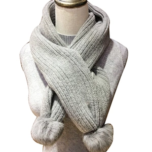 Korean version of winter student warm female fashion wool neck scarf