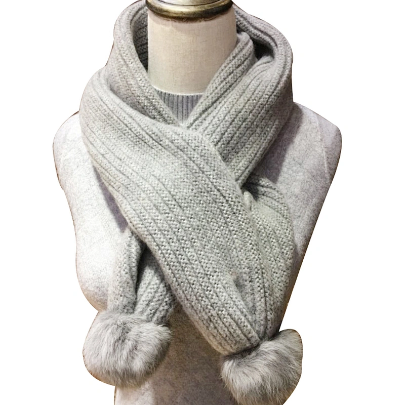 Korean version of winter student warm female fashion wool neck scarf