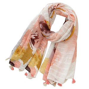 Spring and autumn new style abstract painting tourism decorative shawl beach towel scarf