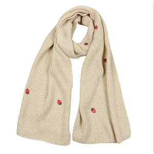 Lovely versatile knit long thickened  warm wool neck