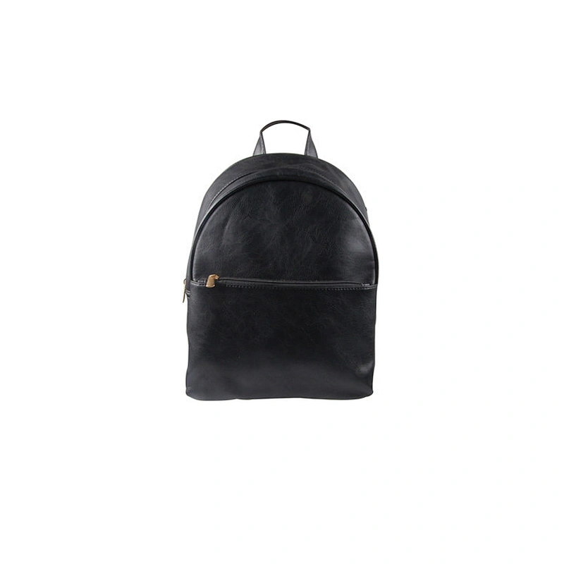Wholesale Backpack School Bag Women Soft PU Leather Black Backpack