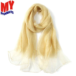 Gold scarf pashmina shawl fancy shawl