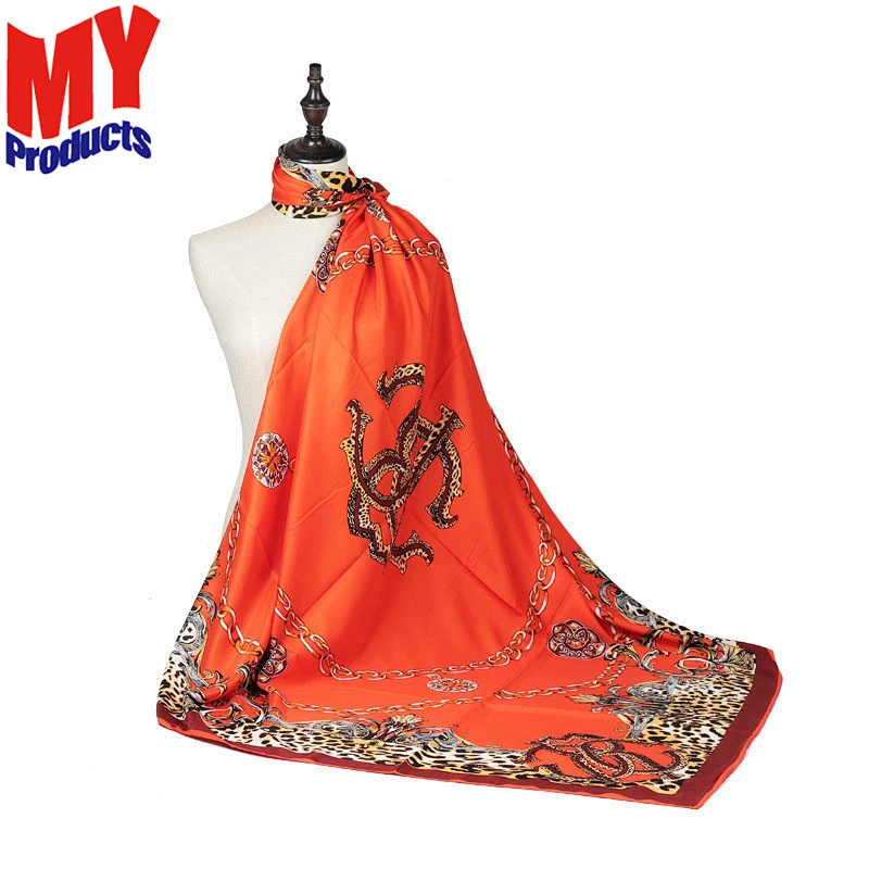 Reindeer pattern scarf japanese style scarf batik silk scarf