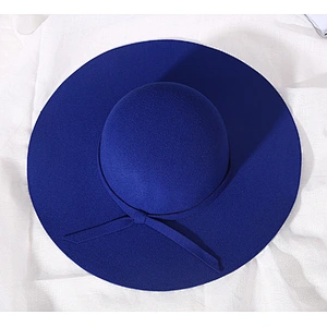 wool felt Fedora hat with strape for men and women band winter hat