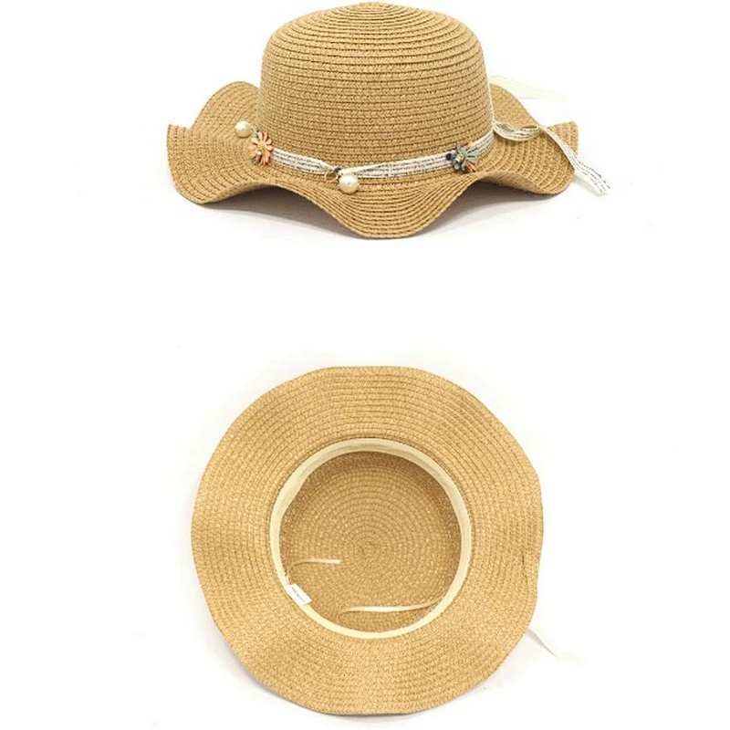 Wholesale summer custom smallsize children kids straw hat