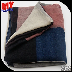 Digital New Ladies 100% Polyster simple good match scarf