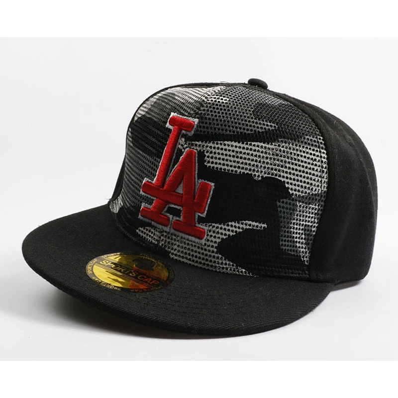High quality custom logo snapback hat embroidered hip hop caps