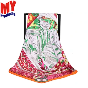 Magnetic neck cowls scarf satin silk pashmina sharqiaa scarf for ladies