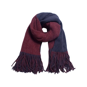 Autumn and winter long tassel pure color scarf thicken warm shawl scarf