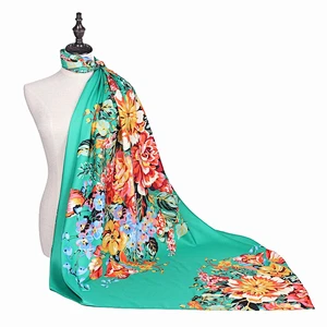 2019 New Fashion Custom Printed Silk Head Scarves