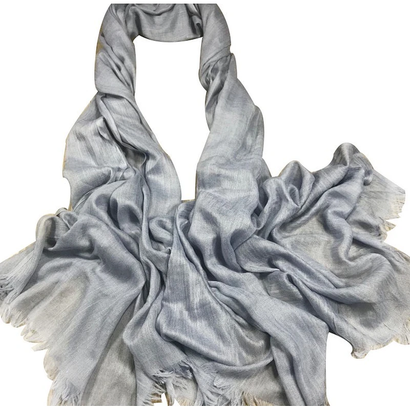 Women's Fashion cotton oversize extended pure color scarf