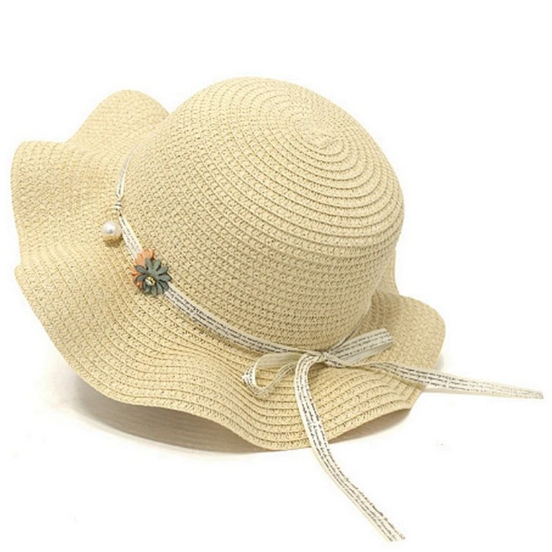 Wholesale summer custom smallsize children kids straw hat