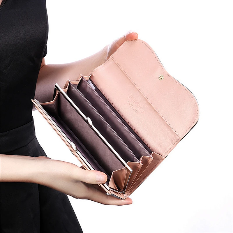 New Fashional Women Genuine Pu Leather Wallet