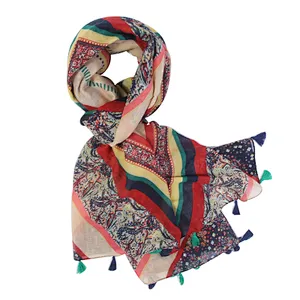 Leisure and artistic style fashion Vintage twilled scarf