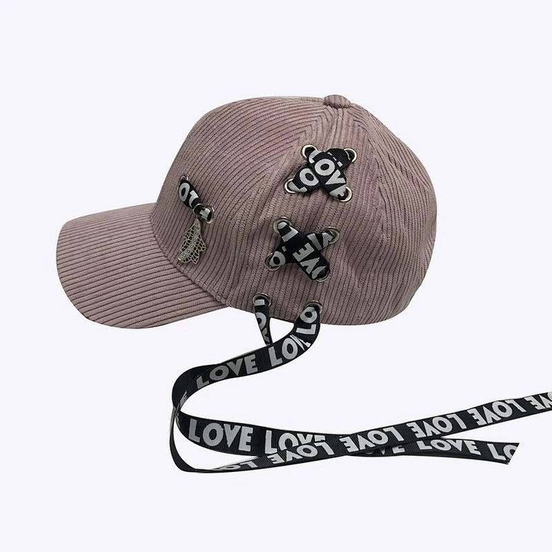 New Korean Version Cross Lace Baseball Cap