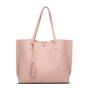 Hot Selling Women Tote Bag Genuine Leather Lady Hand Bag