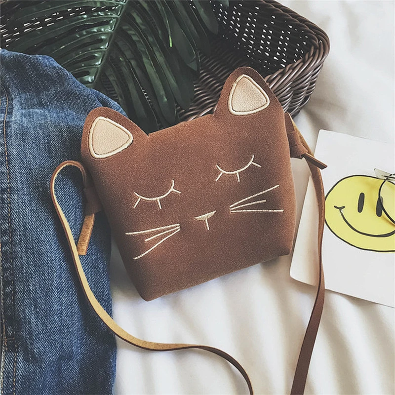 Children Bag Cute Girl Shoulder Bag Little Mini PU Bag