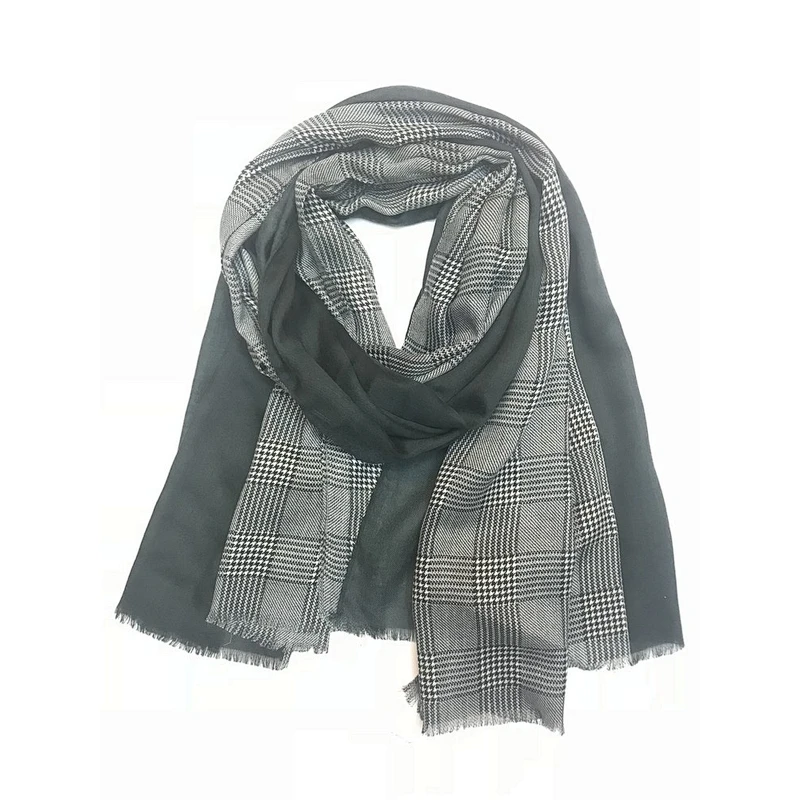 Wonderful Woman satin embroidered scarf