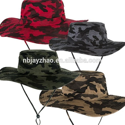 UV protection summer camouflage fisherman's cap