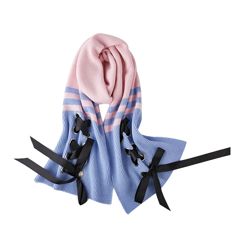 Ladies autumn and winter long  thickened wool scarf shawl