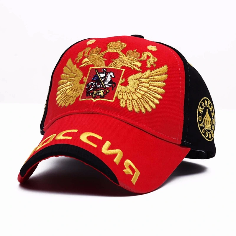 Fashion Russlan Top Quality Embroidered Promotion Custom Baseball Cap Promotion Cheap Caps