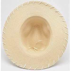 raffia straw fedora hat with flower and leaf decoration wholesale straw hats
