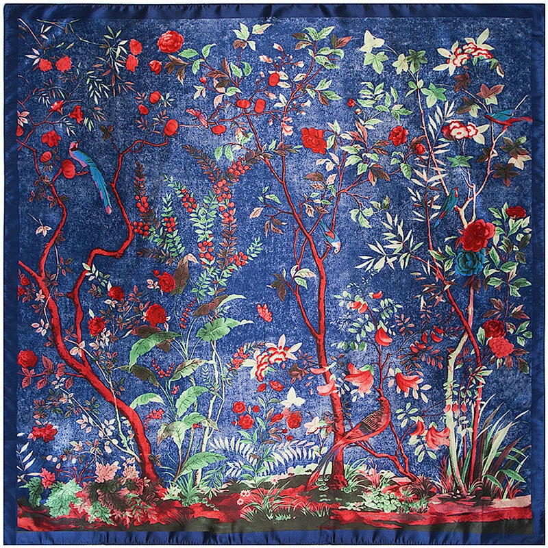 Scarf Oversize Cross Print Scarf Scarf Pasmina