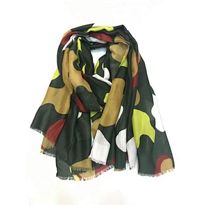 Leisure and artistic style polyester and signature cotton fashion women's infinity Scarf