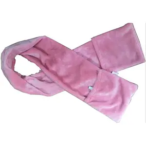 winter USB  windproof pile scarf