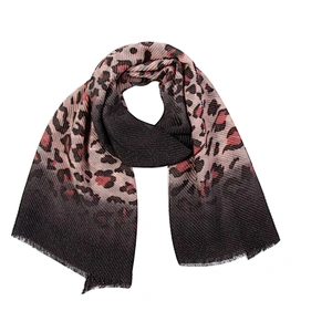 Autumn and winter new fashion  leopard silk print shawl warm scarf