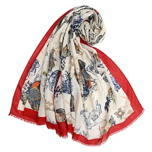 New silk satin sunscreens towel flower design scarf